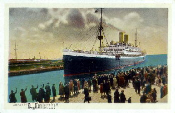 Departure SS Karlsruhe