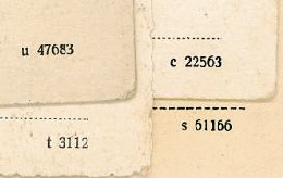 Trenkler_card_codes_from_1920s